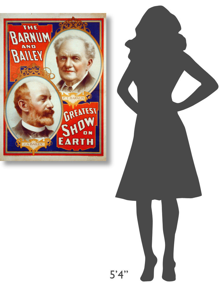 Portraits Of P.T. Barnum And J.A. Bailey, 1897, 26x36