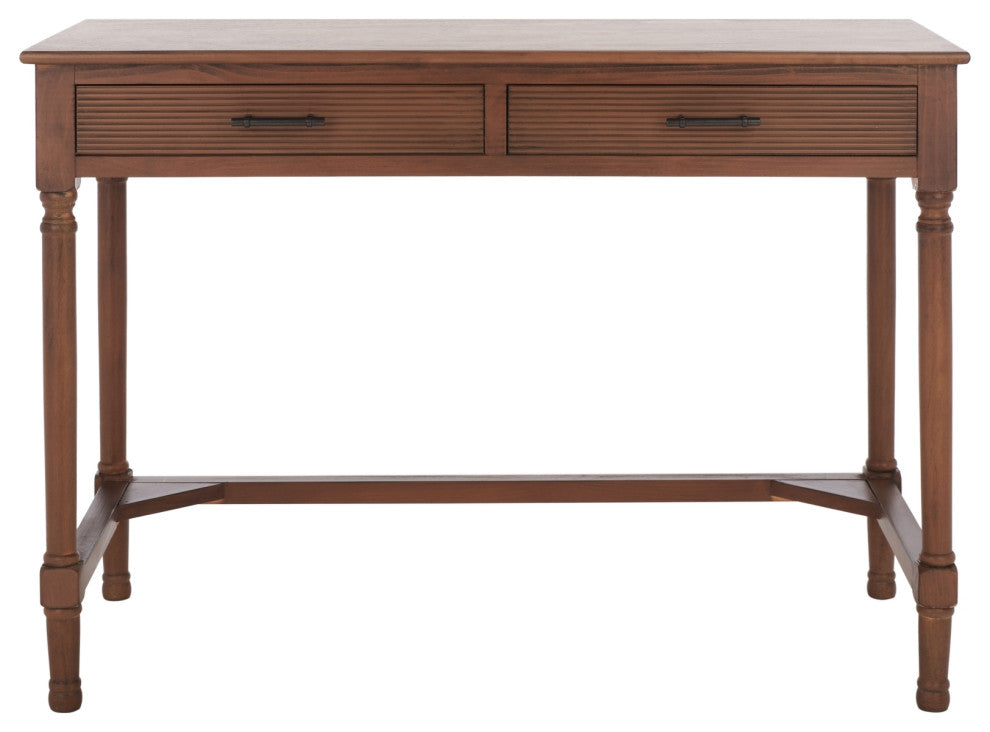 Safavieh Layce 2 Drawer Desk, Brown