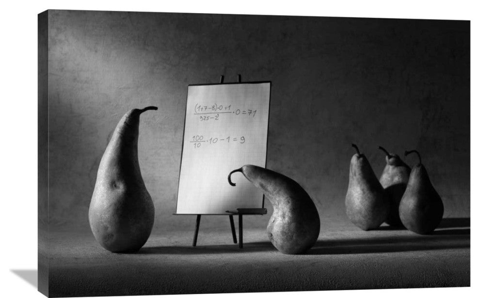 "The F-Mark" Stretched Canvas Giclee by Victoria Ivanova, 36x24"