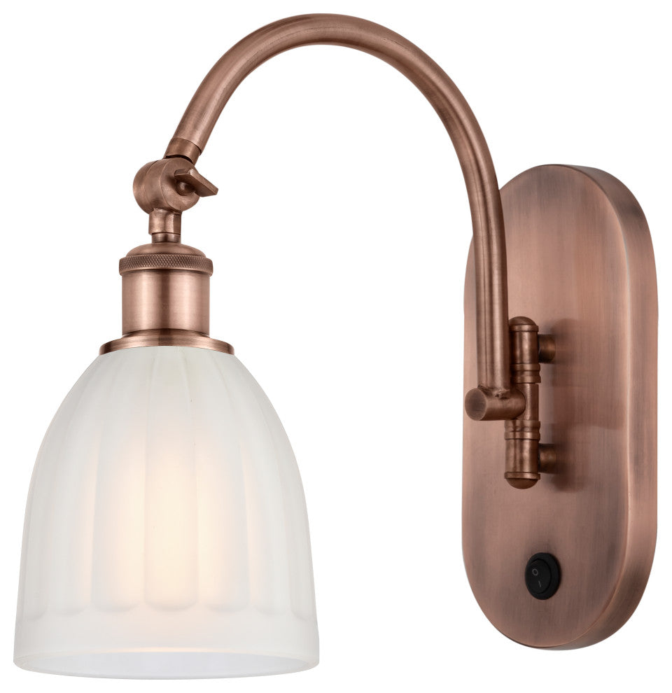 Innovations 518-1W-AC-G441 1-Light Sconce, Antique Copper