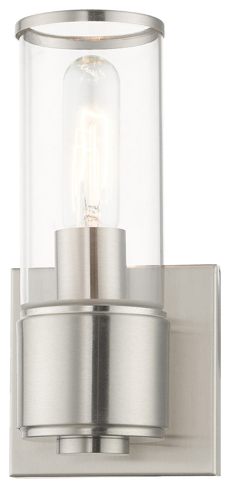 Quincy 1-Light Brushed Nickel ADA Sconce