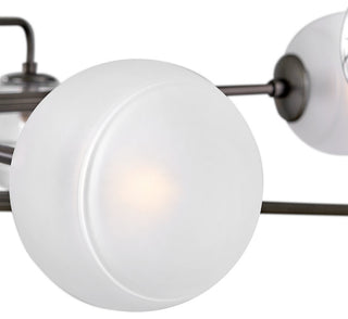 Fredrick Ramond Oberon Large Adjustable Single Tier Chandelier, Black Oxide