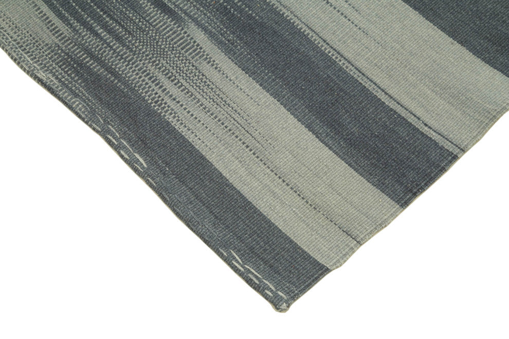 Rug N Carpet - Handmade Turkish 3' 4'' x 9' 10'' Unique Wool Kilim Rug