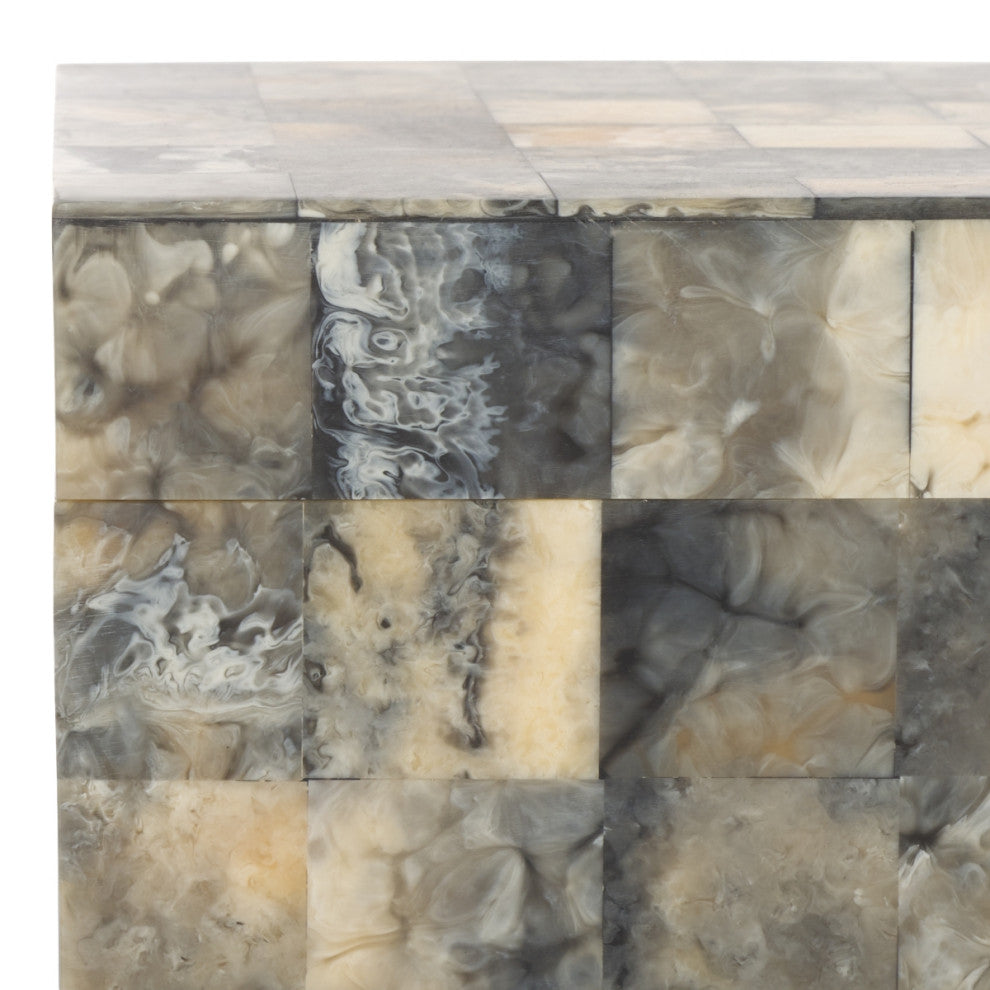 Safavieh Lori Decor Box, Set of 2, Antique Green/Horn