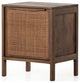 Sydney Right Nightstand-Brown Wash
