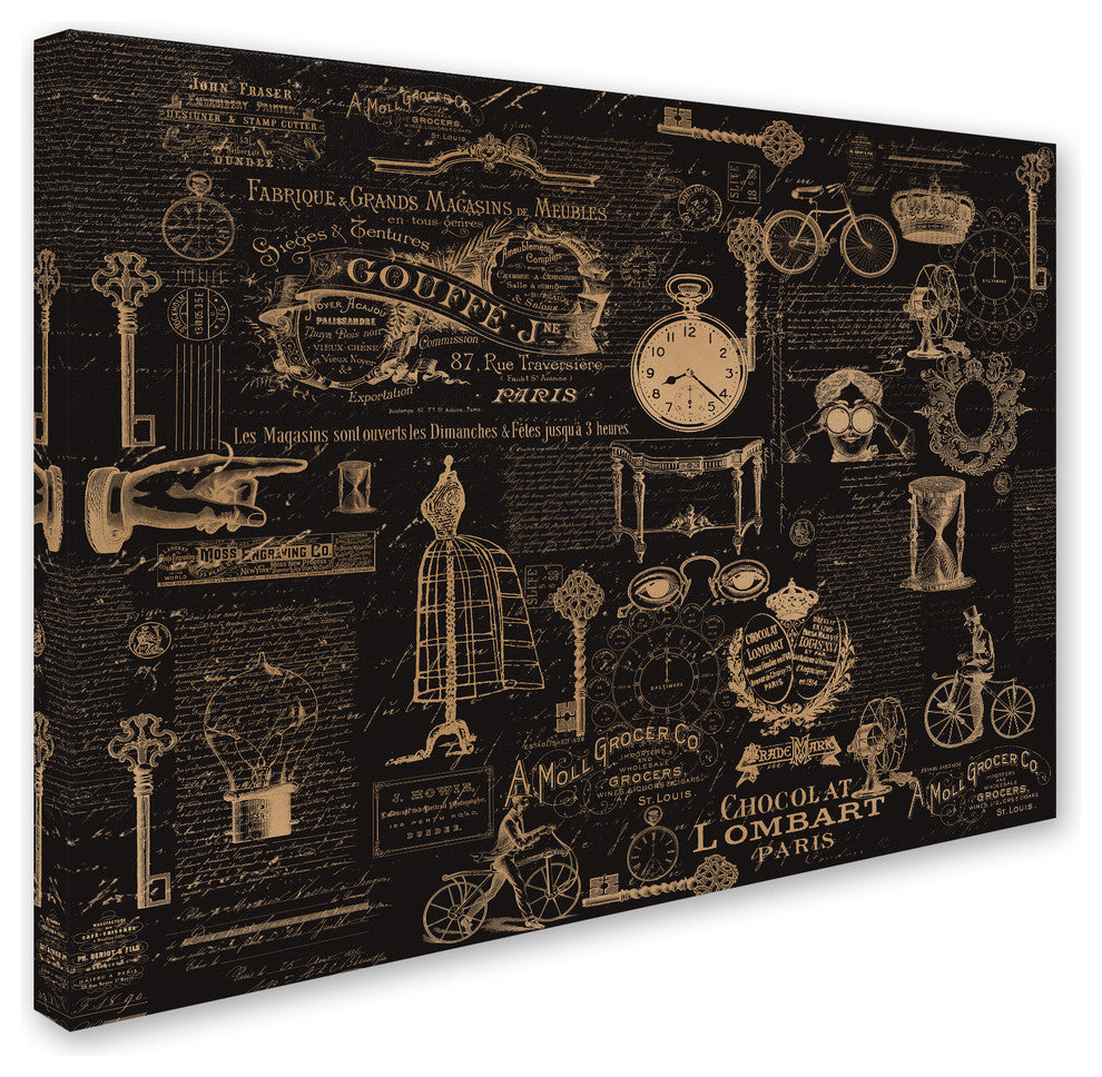 Marcee Duggar 'Vintage Steampunked' Canvas Art, 35" x 47"