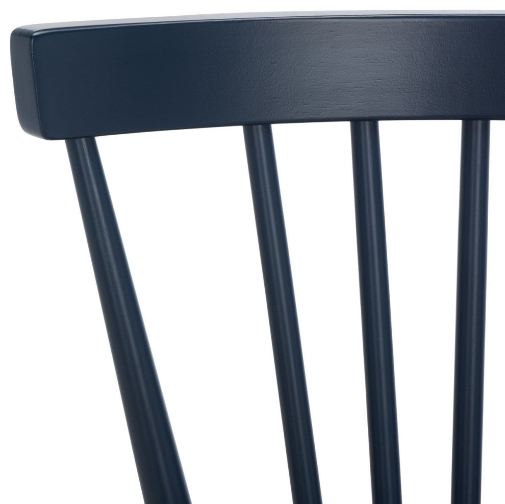 Safavieh Winona Spindle Dining Chair, Navy
