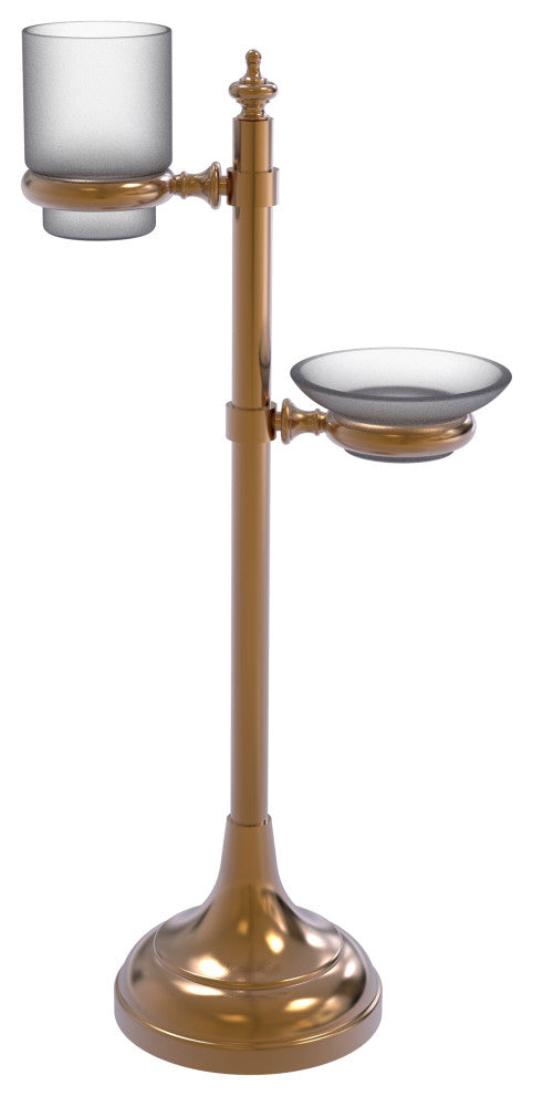 Vanity Top Multi-Accessory Ring Stand, Brushed Bronze