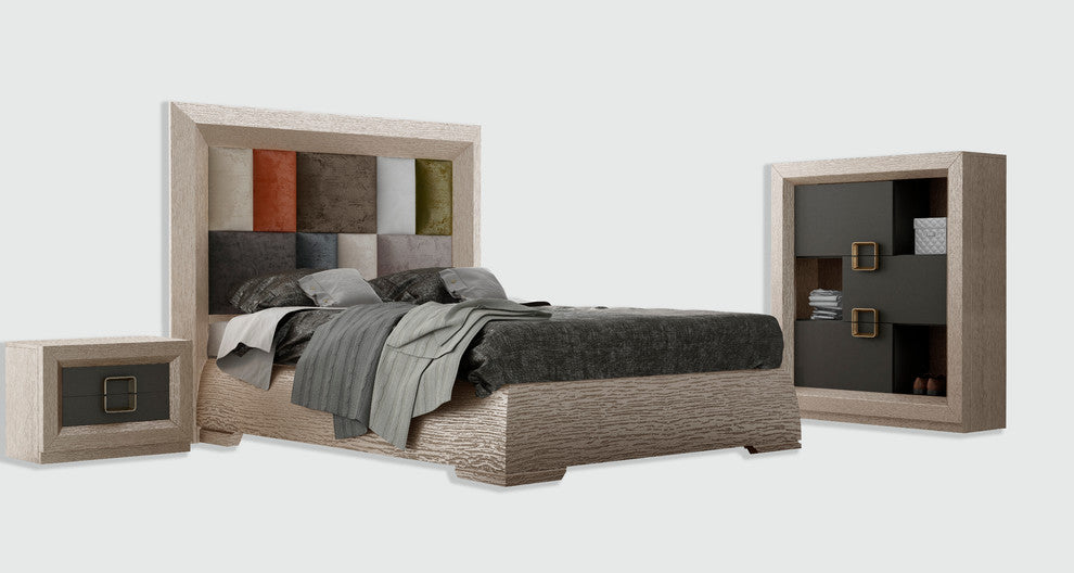 MA-73 Bed, Queen With Nightstand
