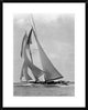 "The Schooner Half Moon at Sail, 1910s" Framed Print by Edwin Levick, 26"x32"