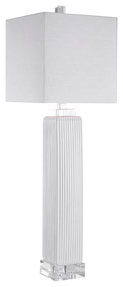 Uttermost Bennett White Buffet Lamp