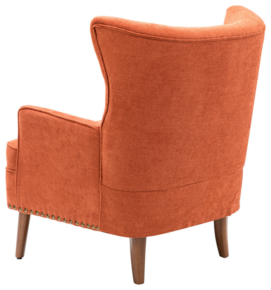 Armchair Set of 2, Orange