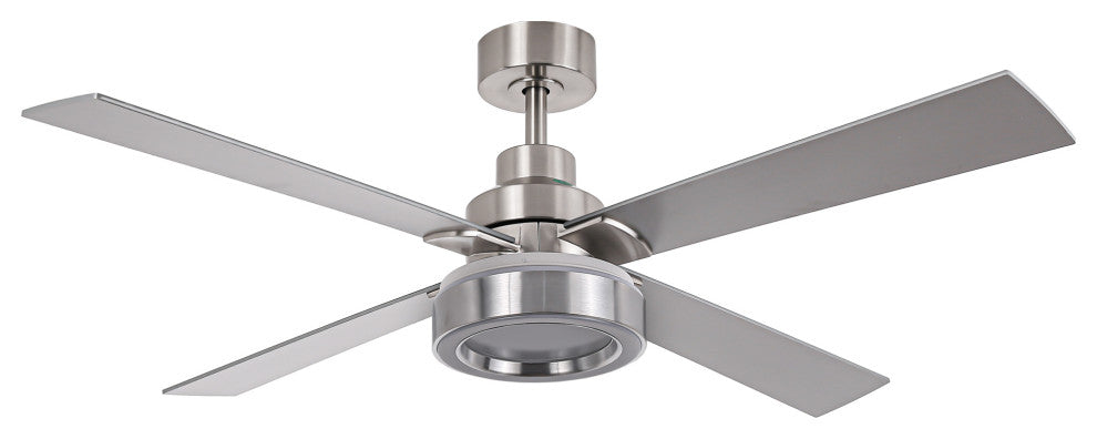 52-inch Modern LED Ceiling Fan with Light and Remote