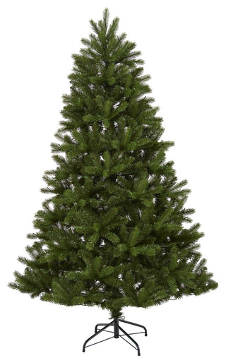6' New Haven Spruce Natural Look Artificial Christmas Tree With 350 LED Lights