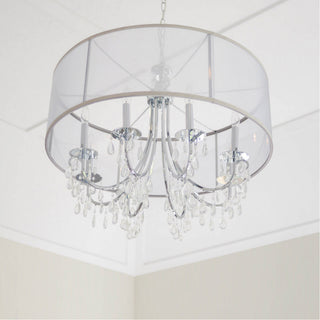 Hampton 8-Light Chandelier, Polished Chrome Finish