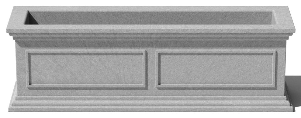 Brixton Planter Box, 36", Gray, 1 Pack