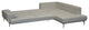 LIVIO Sectional Sleeper Sofa, Right
