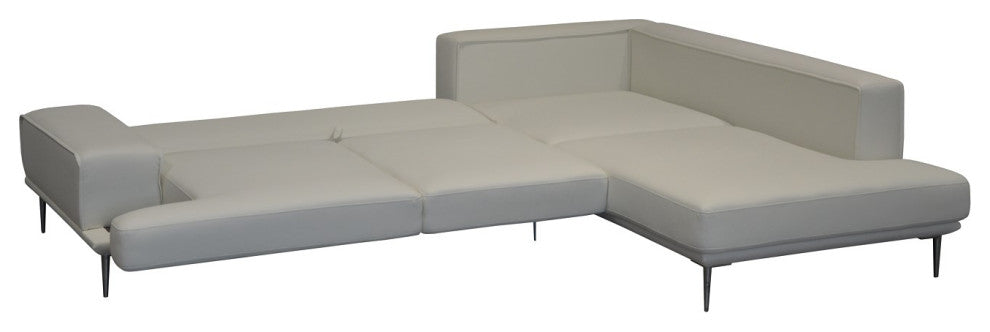 LIVIO Sectional Sleeper Sofa, Right