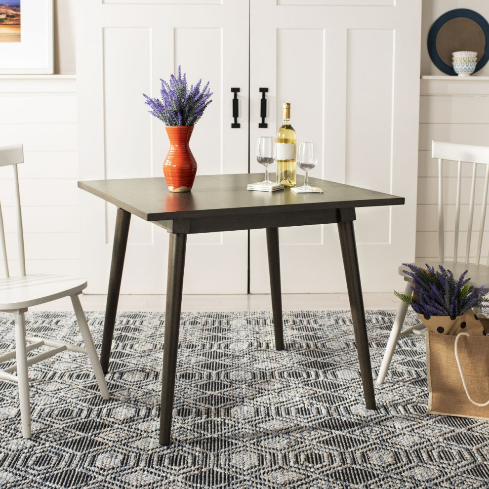 Safavieh Simone Square Dining Table, Gray Walnut