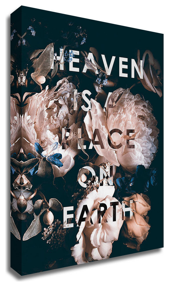 Heaven Is a Place by Design Fabrikken, Print on Canvas, 25" x 35"