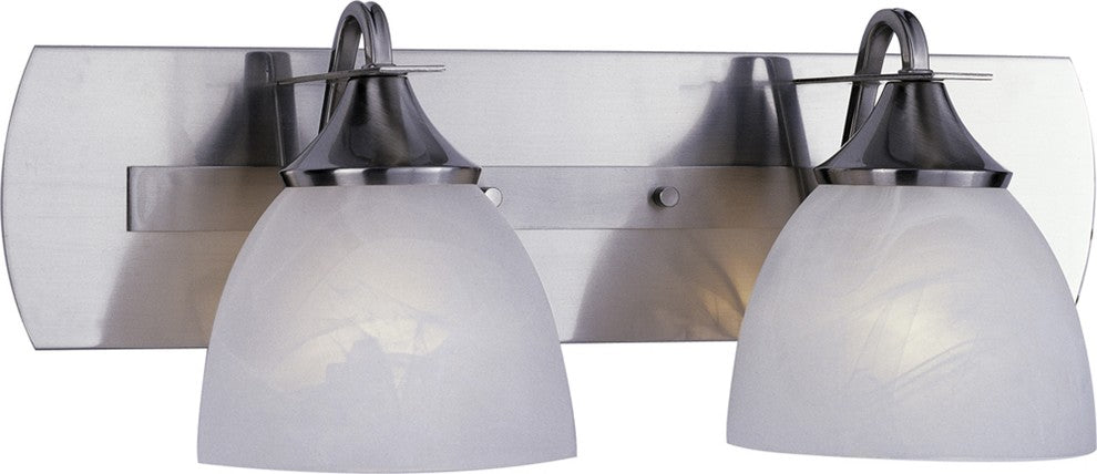 Durango 2-Light Brushed Nickel Bath and Vanity