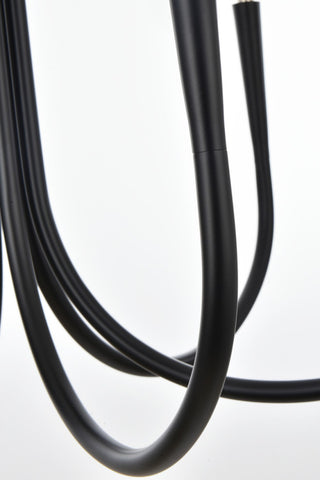 Living District Layne 30" Chandelier in Black