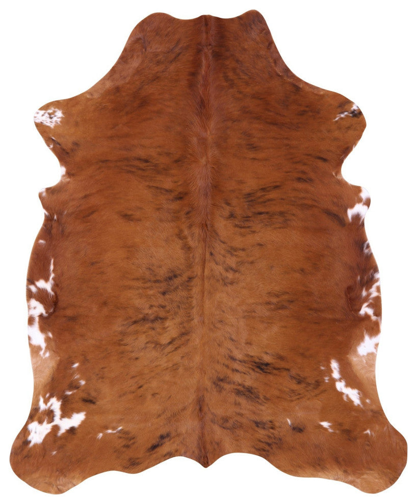 Natural Cowhide Rug 6' 6" X 5' 5" C1841