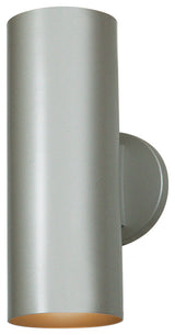 Poseidon Damp Location Wall Fixture, Satin, Incandescent