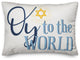 Oy to the World Lumbar Pillow, 14"x20"