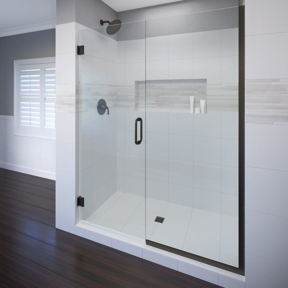 Basco CELA-935-46-72CL Celesta 72"H x 46"W Pivot Frameless Shower - Oil Rubbed