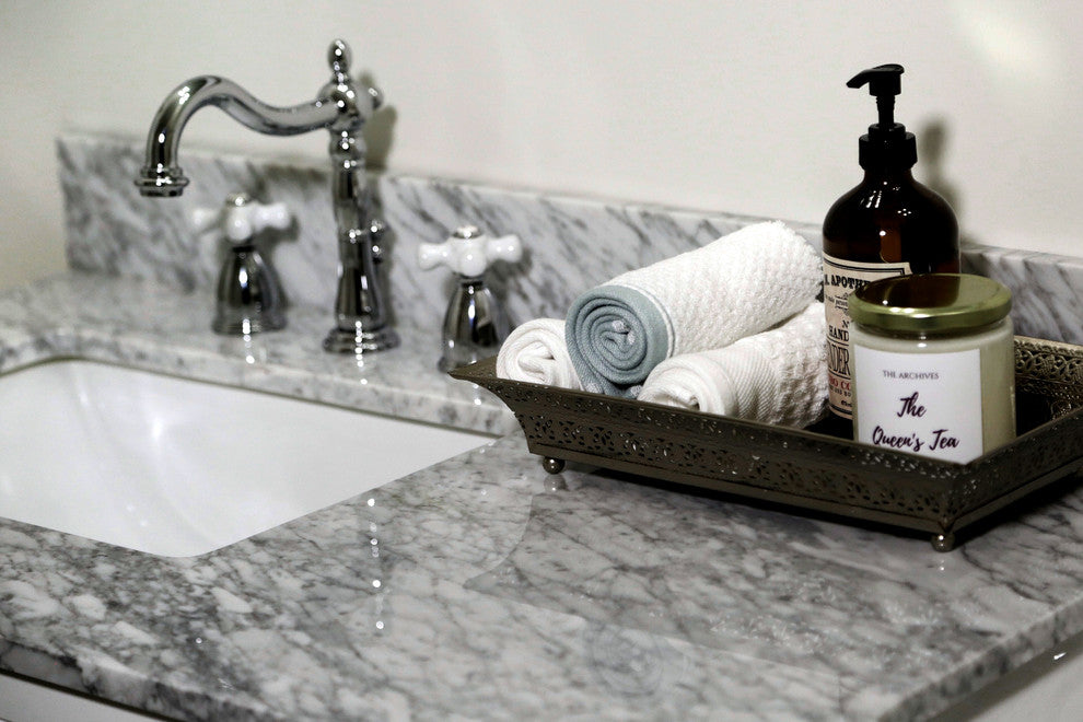 Kingston Brass Widespread Bathroom Faucet With Plastic Pop-Up, Polished Chrome