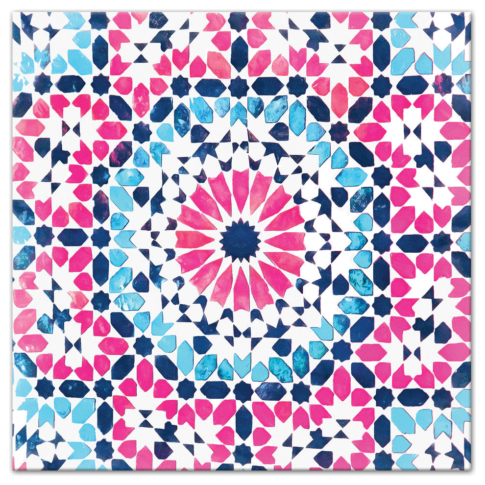 Bright Mandala 20x20 Canvas Wall Art