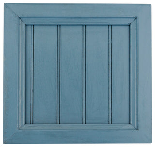 Extra Wide Coastal Kitchen Pantry Cabinet, Smoky Blue