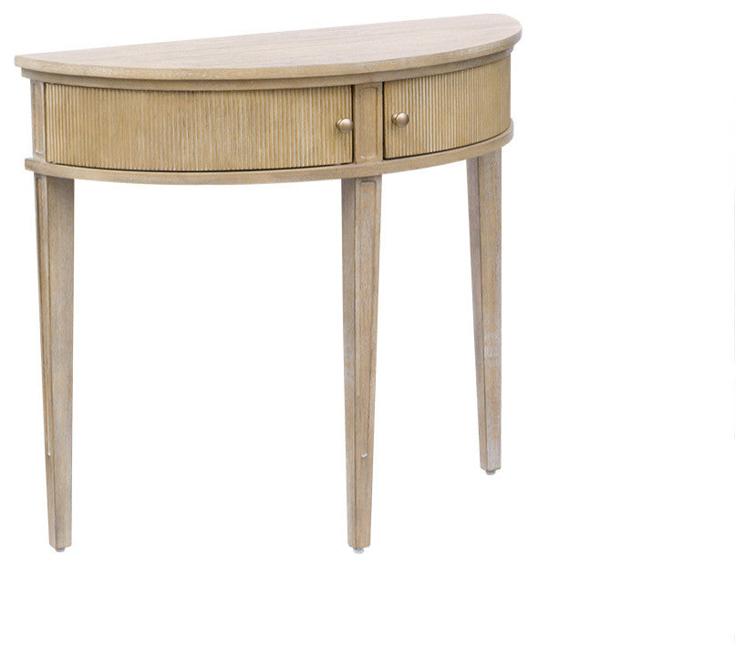 Martha Stewart Crestview Vintage Antique Storage Wood Console Table