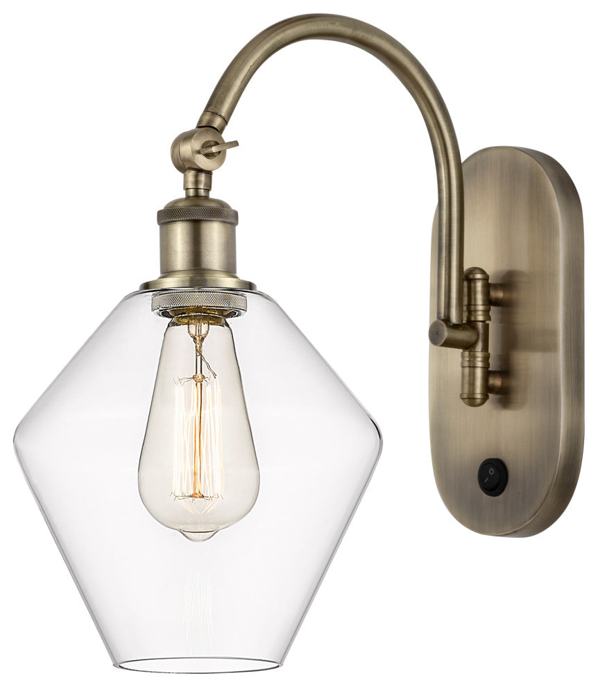 Innovations 518-1W-AB-G652-8-LED 1-Light Sconce, Antique Brass