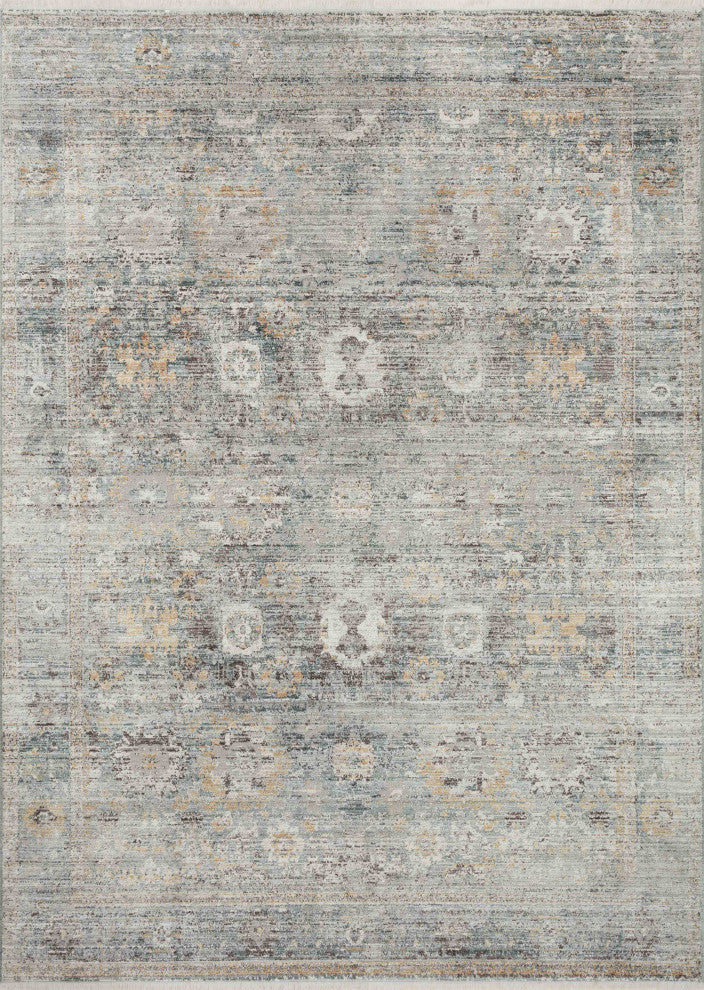 Loloi Bonney Teal / Gold 2'-0" x 3'-0" Area Rug
