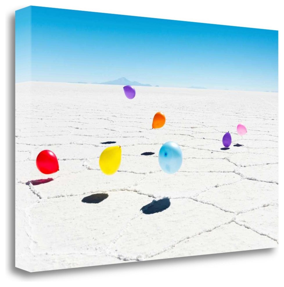 "Balloons Three, Salar De Uyuni, Bolivia" By Richard Silver, Gallery Wrap Canvas