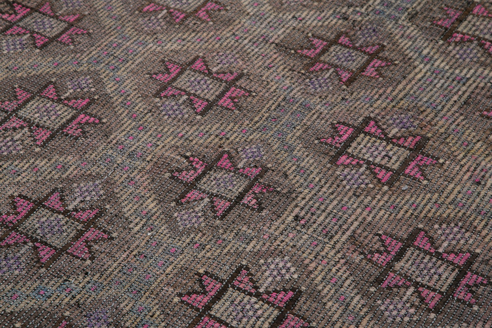 Rug N Carpet - Handmade Oriental 6' 3'' x 10' 1'' Tribal Wool Kilim Rug
