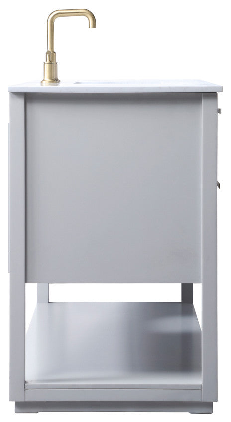 Louie 54" SIngle Bathroom Vanity, Grey