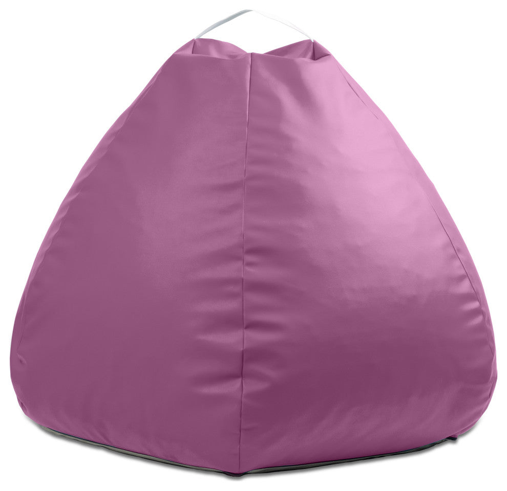 Jaxx Gumdrop Commercial Grade Bean Bag, Large - Premium Vinyl - Plum