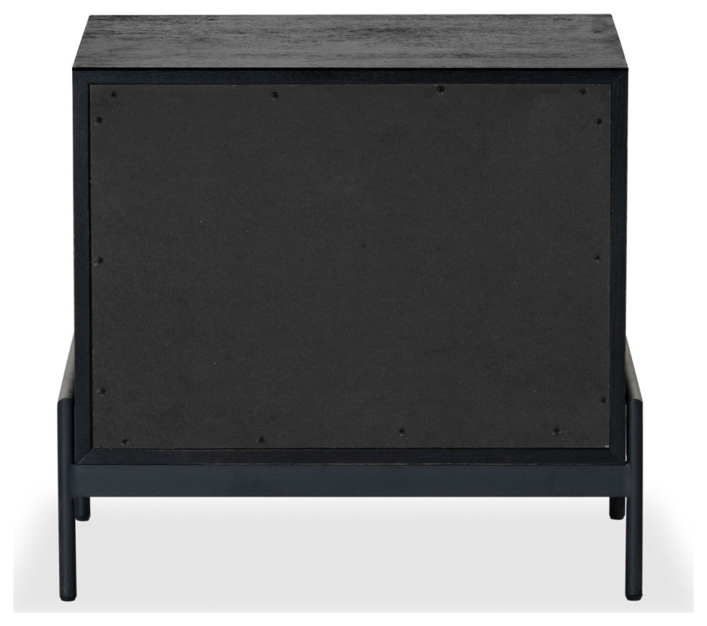 Safavieh Couture Chandri Nightstand, Black/Brown