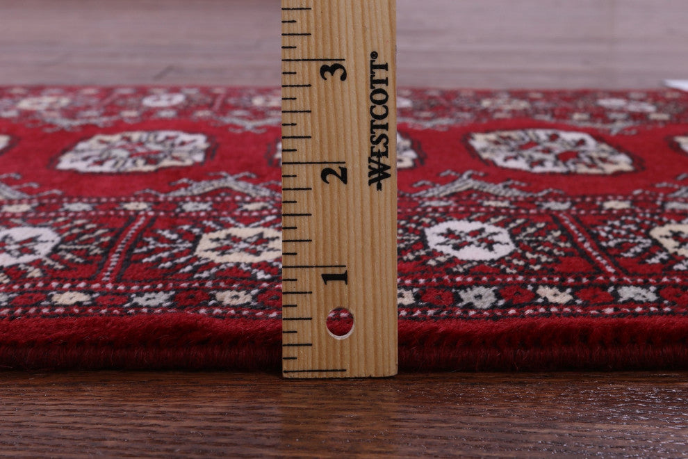 2' 0" X 6' 0" Silky Bokhara Hand Knotted Wool Runner Rug - Q13831