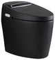 Modern Smart One-Piece 1.28 GPF Floor Mount Automatic Toilet & Bidet with Seat, Black, Automatic