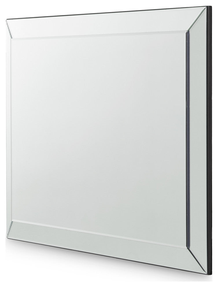 Carmela Wall Mirror Glossy Charcoal Sand