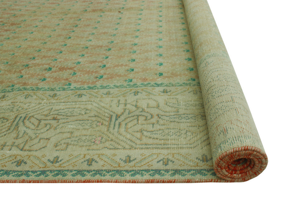 Semi-Antique Lila Rust/Ivory Rug, 7'0x10'0