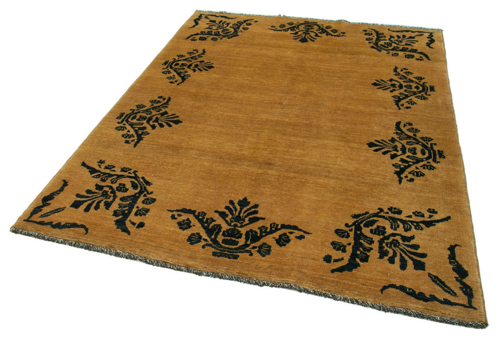 Rug N Carpet - Hand-Knotted Oriental 5' 9" x 7' 6" Decorative Oushak Area Rug