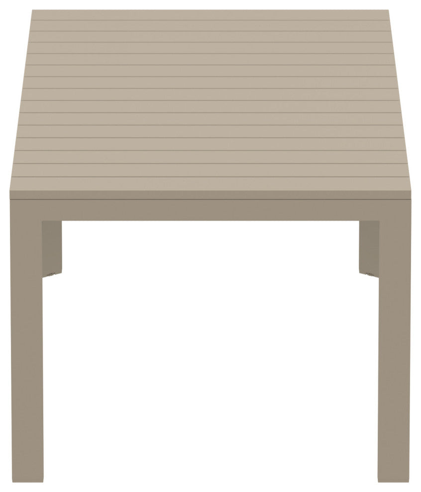 Atlantic Dining Table 55, 83" Extendable Taupe