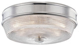 Lacey 2-Light Flush Mount, Polished Nickel