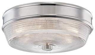 Lacey 2-Light Flush Mount, Polished Nickel