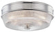 Lacey 2-Light Flush Mount, Polished Nickel